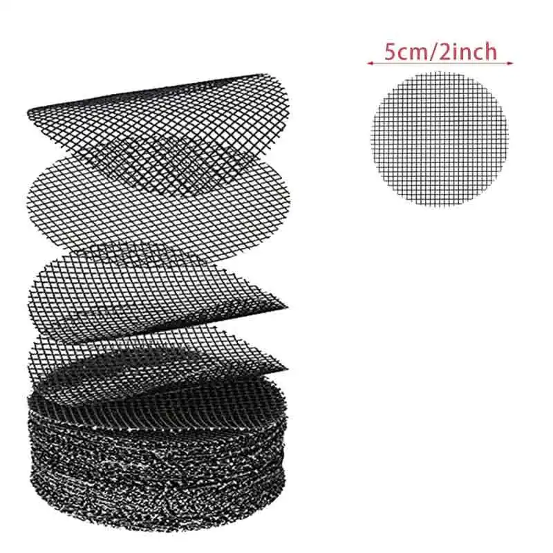 Potgat Mesh Pad Mat Raster Rond Afvoergat Scherm voor Potbodem Voorkom bodemverlies Anti Bonsai Bloem Plant Tuingereedschap