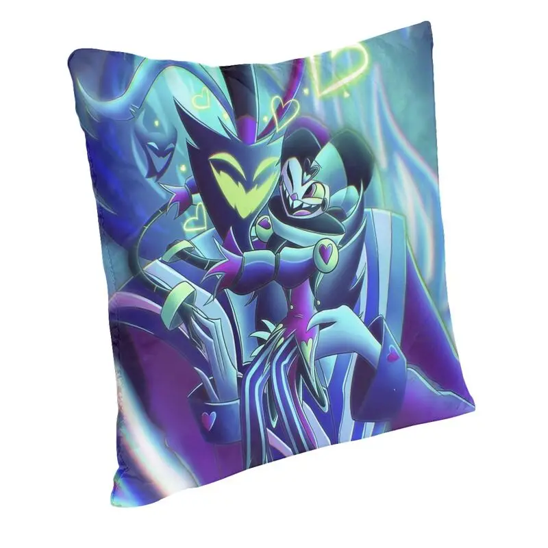 Helluva Boss Black Humor Animated Musical Film Throw Pillow Case Home Decor Custom Square Cushion Cover 45x45cm Pillowcover