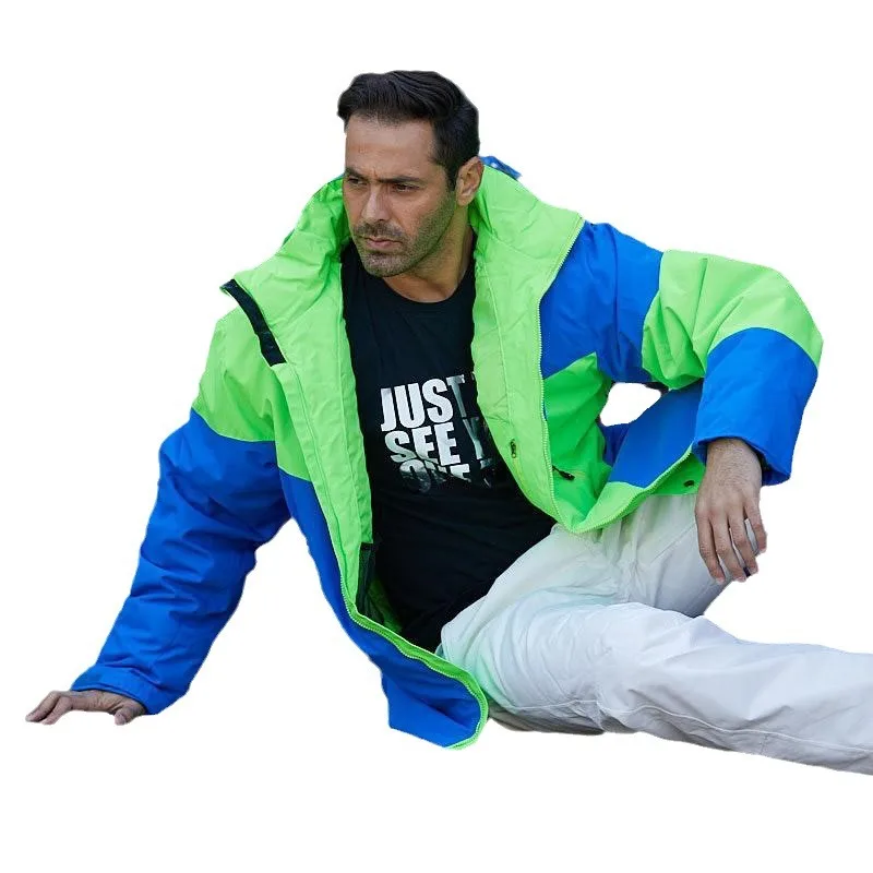 

Ski suit snowboard double board thickened skiing outdoor fattening enlarged men women of the same style ski set men