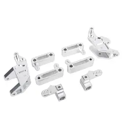 Aluminum Front C-Hub Upright Knuckle Arm Set for Tamiya Monster Beetle Blackfoot Mud Blaster Upgrade Parts