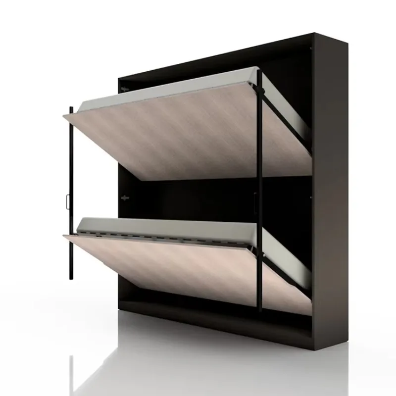 New Design Manual Horizontal Folding Space Saving Iron Murphy Bed Hardware Kit Bunk Wall Bed Mechanism Easy Assembly