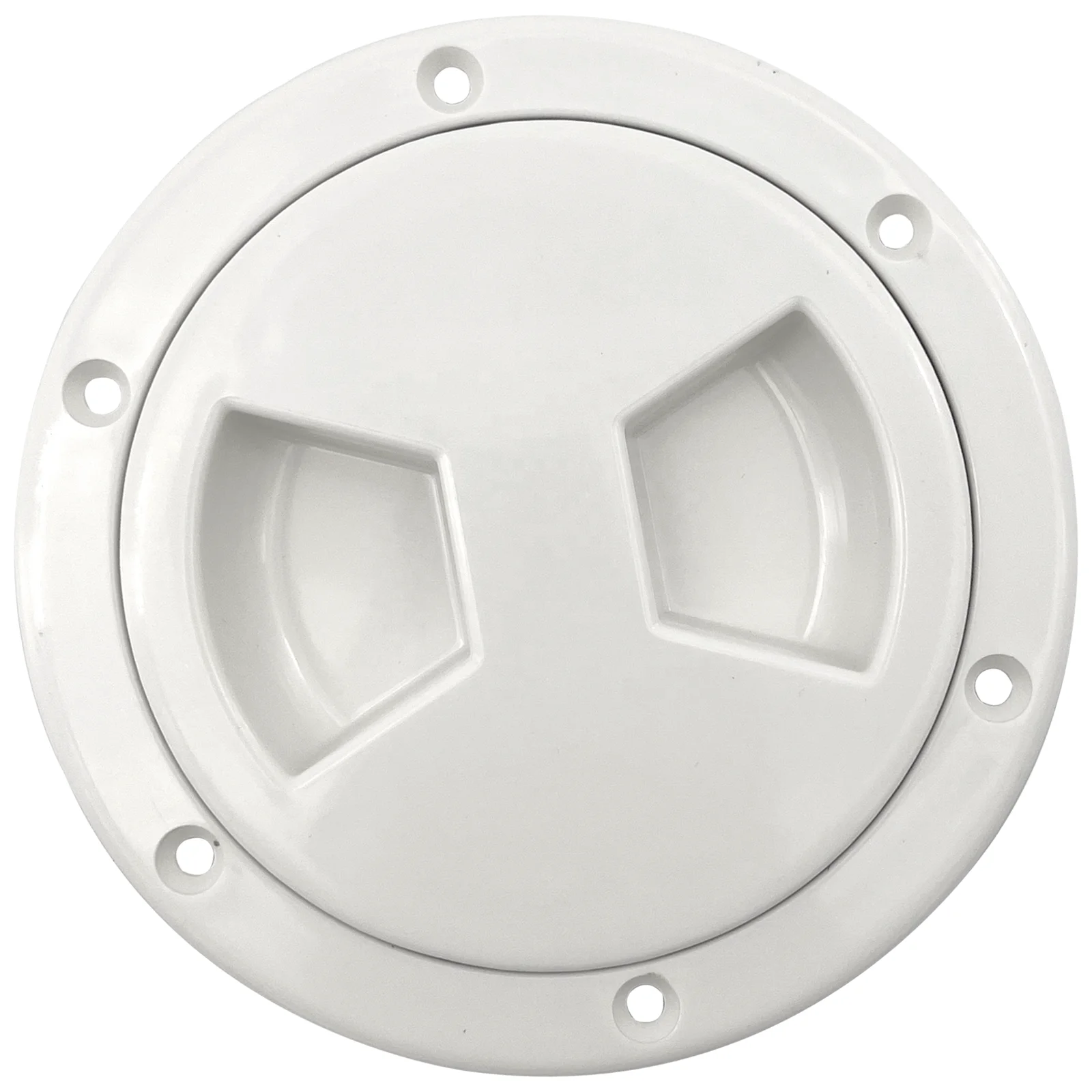 

Boat Hatch Black/White ABS Plastic Round Non-skid Deck Inspection Hatch With Detachable Cover 6 Inch