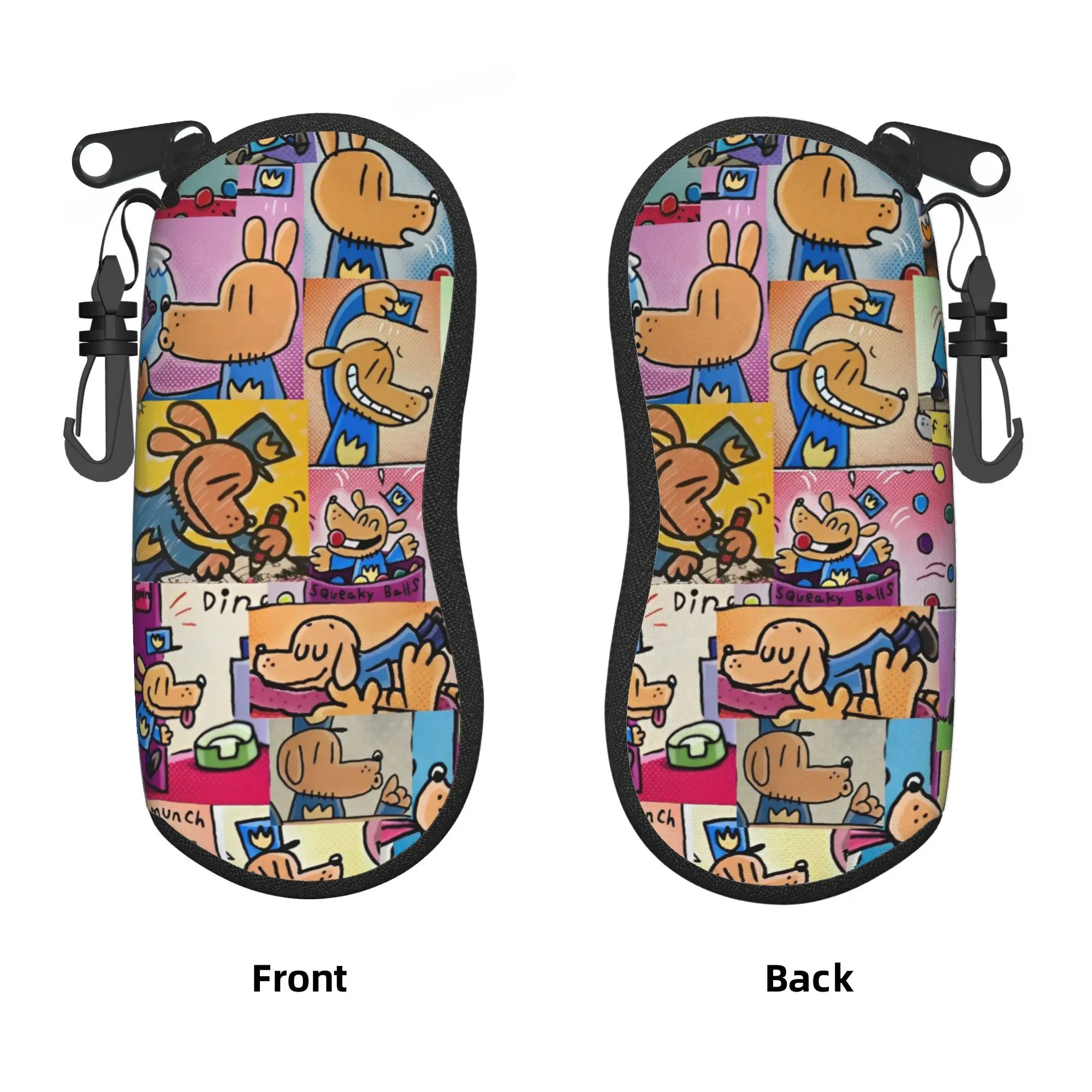 Dog Man Dogman And Friend Micro Glasses Case  Original Sunglasses Case  Cover Male Female Eyewear Accessory