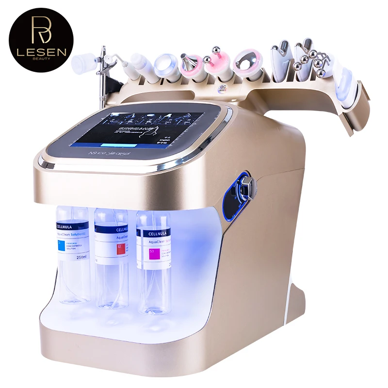 ハイドラ酸素フェイシャルマシン（肌分析機能付き）多機能ハイドラダーマブレーションアクアフェイシャルマシン