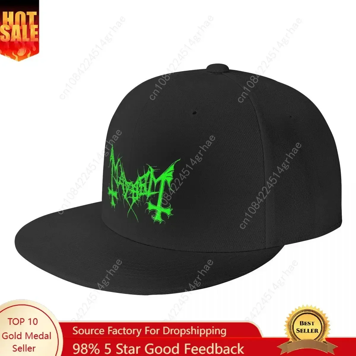 Mayhem Norway Death Metal Band Baseball Hat Men's Snapback Cap Hip Hop Adjustable Cap Autumn