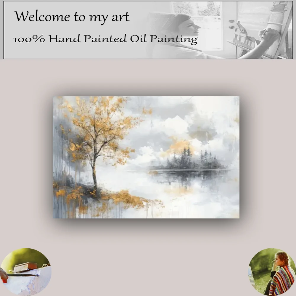 

Modern Canvas home Decor Painting Forest Knife Painting On Canvas Hand Painted Oil Painting Canvas Wall Art For Home Wall Decor