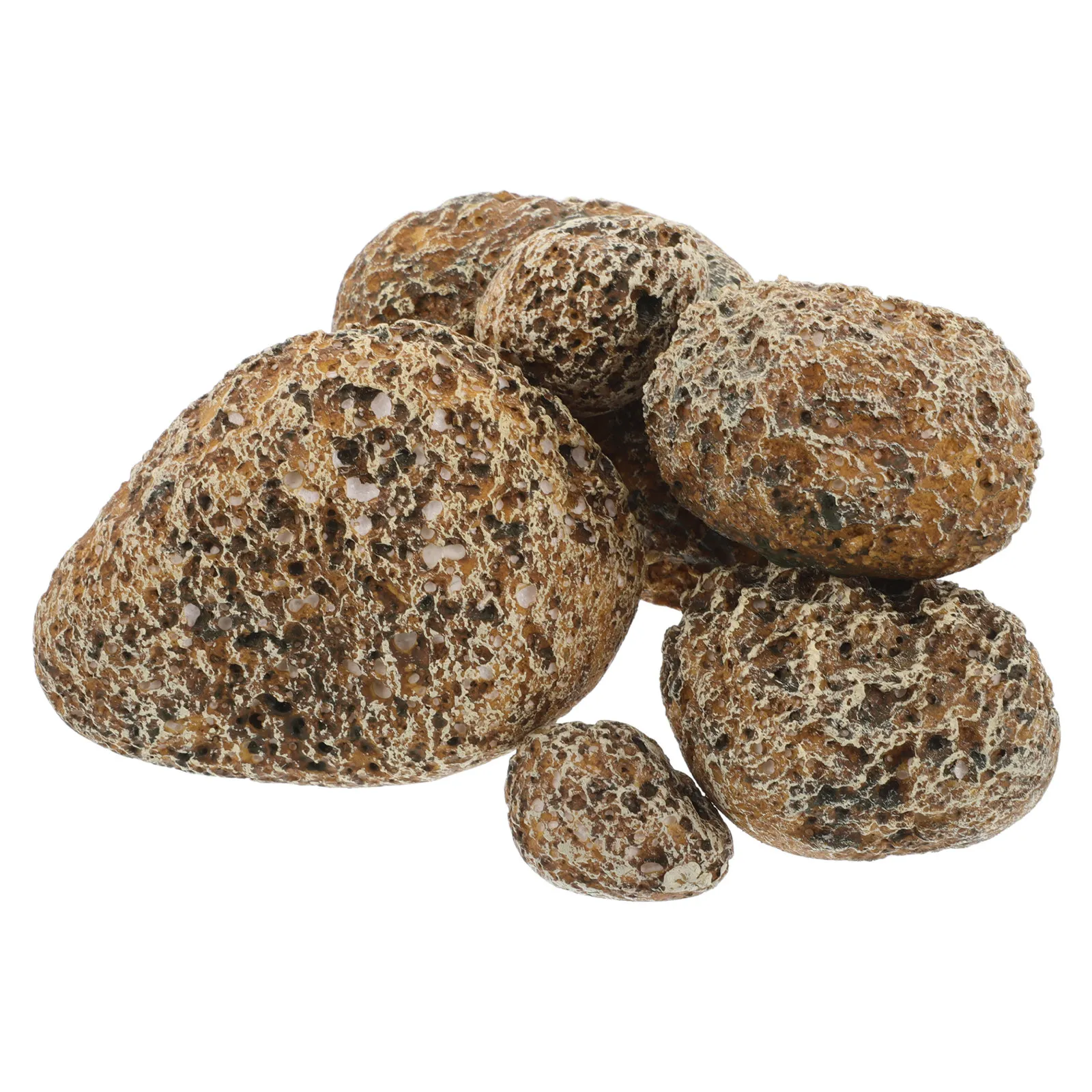 6 pcs Artificial Rock Decor for Garden, Yard, Flowerpot & Bonsai – Realistic Simulation Rocks for DIY Landscaping