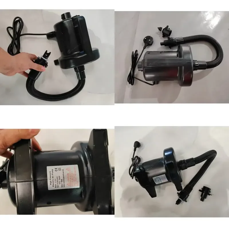 for High Pressure 1200W Electric Air Pump Quick Fill Inflator Deflator for Air Track Gymnastics Mat Floating Dock