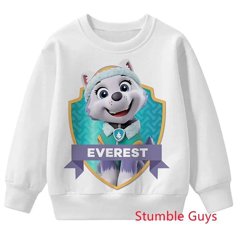 باو باترول الاطفال ربيع الخريف هوديي البلوز الكرتون أنيمي بنين بنات دافئة ملابس ربيع الخريف غير رسمية #3