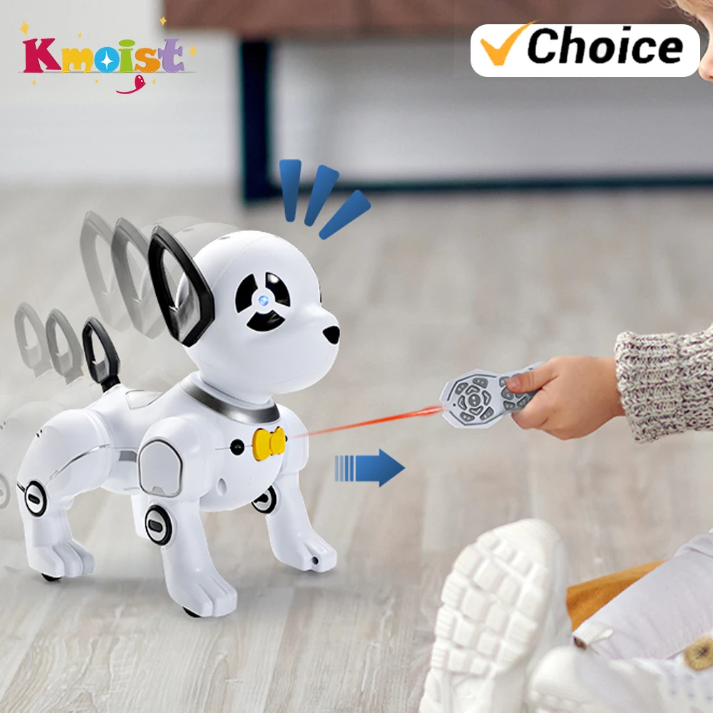 Inteligentny robot pies zabawna robotyka elektroniczna zdalnie sterowany kaskaderski inteligentne roboty dla dzieci chłopcy dzieci kreatywny prezent urodzinowy