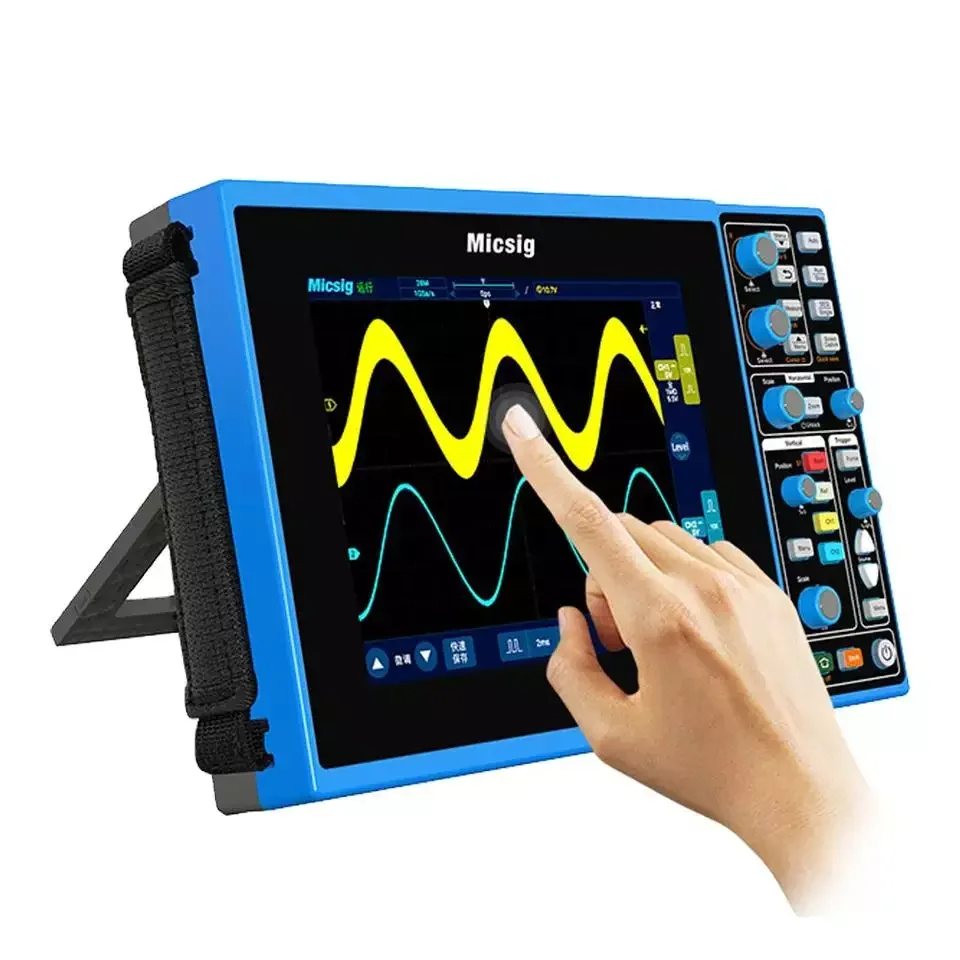 STO2202C Micsig Smart Tablet Digital Oscilloscope 300MHz 2GSa/s Handheld Oscilloscope