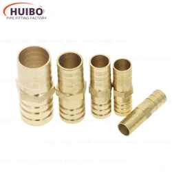 Brass Straight Hose Pipe Fitting Equal Barb 4mm 5mm 6mm 8mm 10mm 12mm 16mm 19mm 25mm Gas Copper Barbed Coupler Connector Adapter