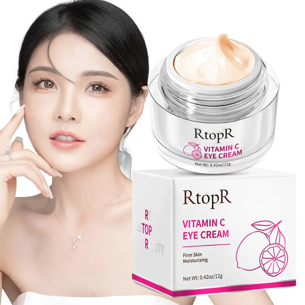 Eye Cream RtopR Vitamin C Reduces Dark Circles Brightens Vitamin Area Beauty C Eye Health Skin Eye Care Moisturizes Skin K0K8