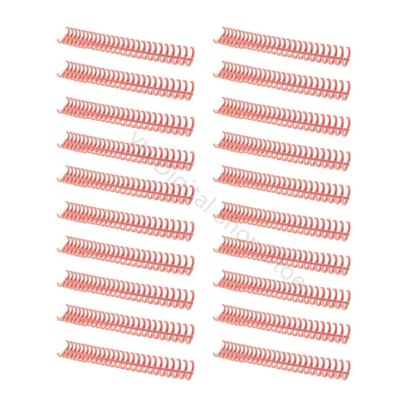 96BA Büro-Binderinge, Kämme, 30 Löcher, 12 mm Kunststoffrücken für die Neuordnung von Seiten – Detail 9