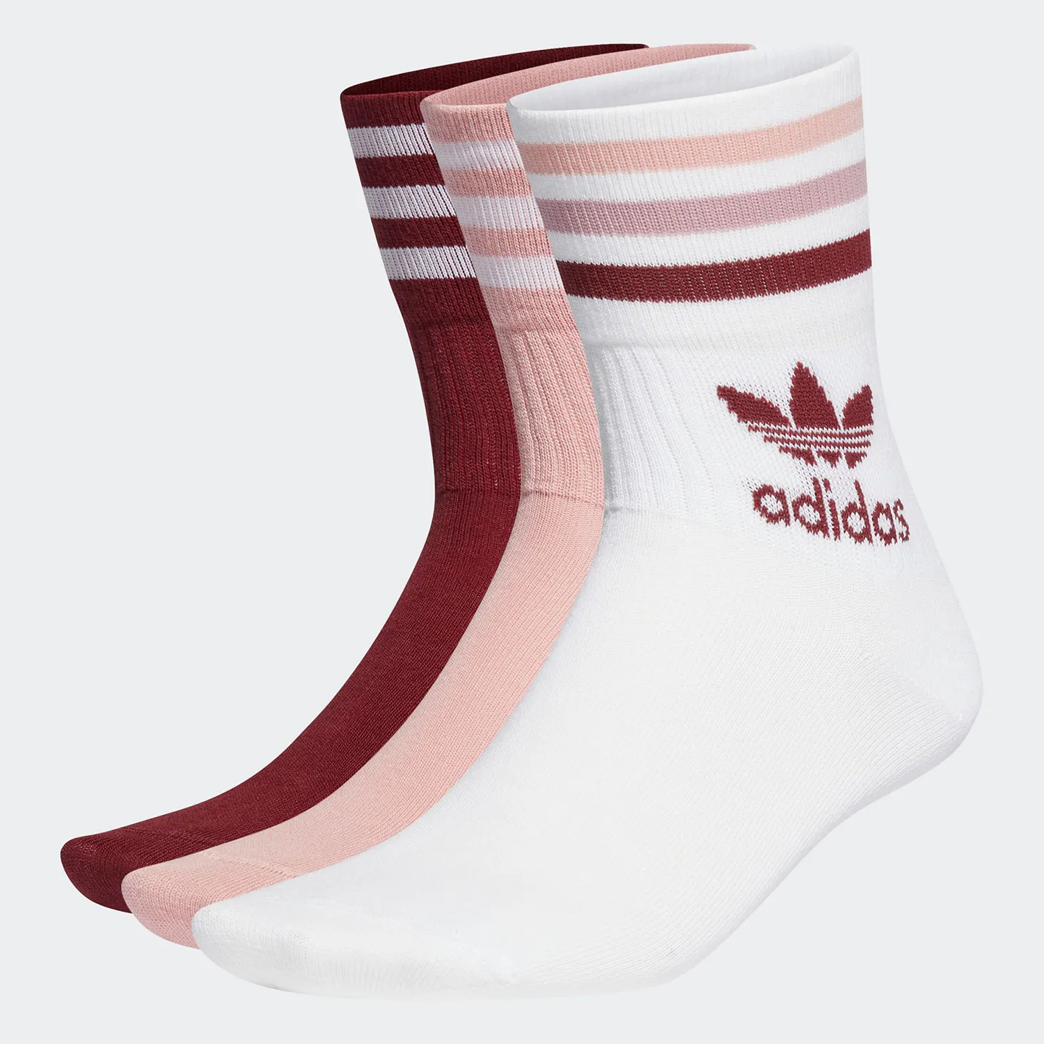 

Adidas genuine Three Leaf Clover New Season Mens and Womens Casual Socks Three-Pack HC9553