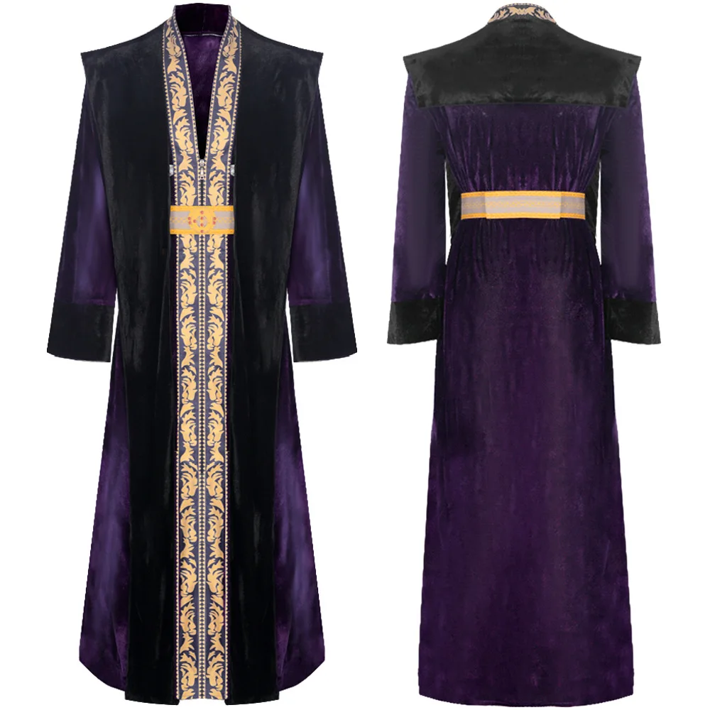 Disfraz de cosplay de Albus Dumbledore para Halloween, traje de cosplay del director de Hogwarts para Halloween