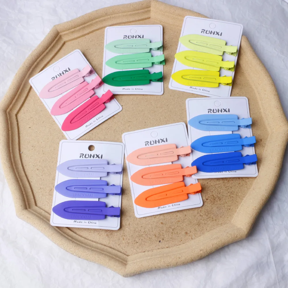 

Заколка для волос ярких цветов, бесшовная маленькая заколка для волос, заколка для челки, аксессуары для волос