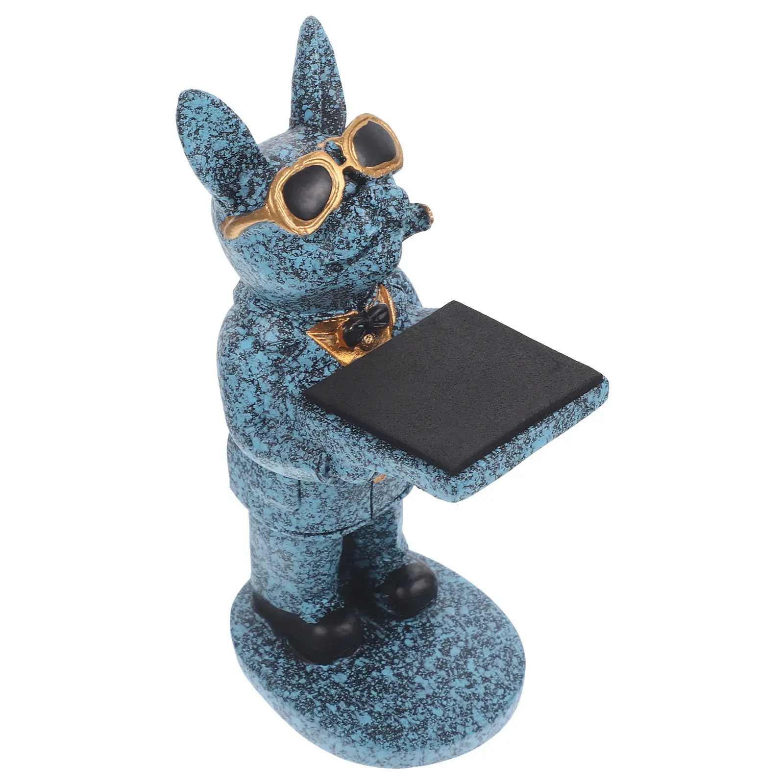 Creative Dog Shaped Watch Stand Gypsum Material Scratch Resistant Desktop Watch Display Organizer Jewelry Bracelet Display Rack