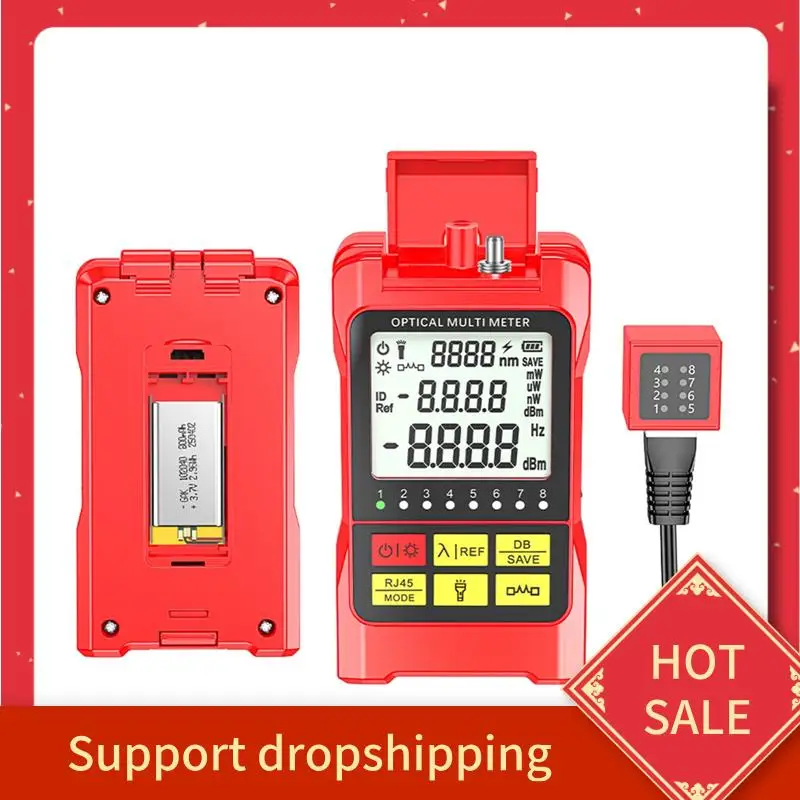 

B44C Волоконно-оптический измеритель мощности RJ45 Тестер -70- +10 дБм для проверки затухания света и неисправностей