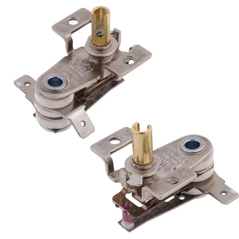 AC 250V 16A Adjustable 90 Celsius Temperature Switch Bimetallic Heating Thermostat KDT-200 High Quality