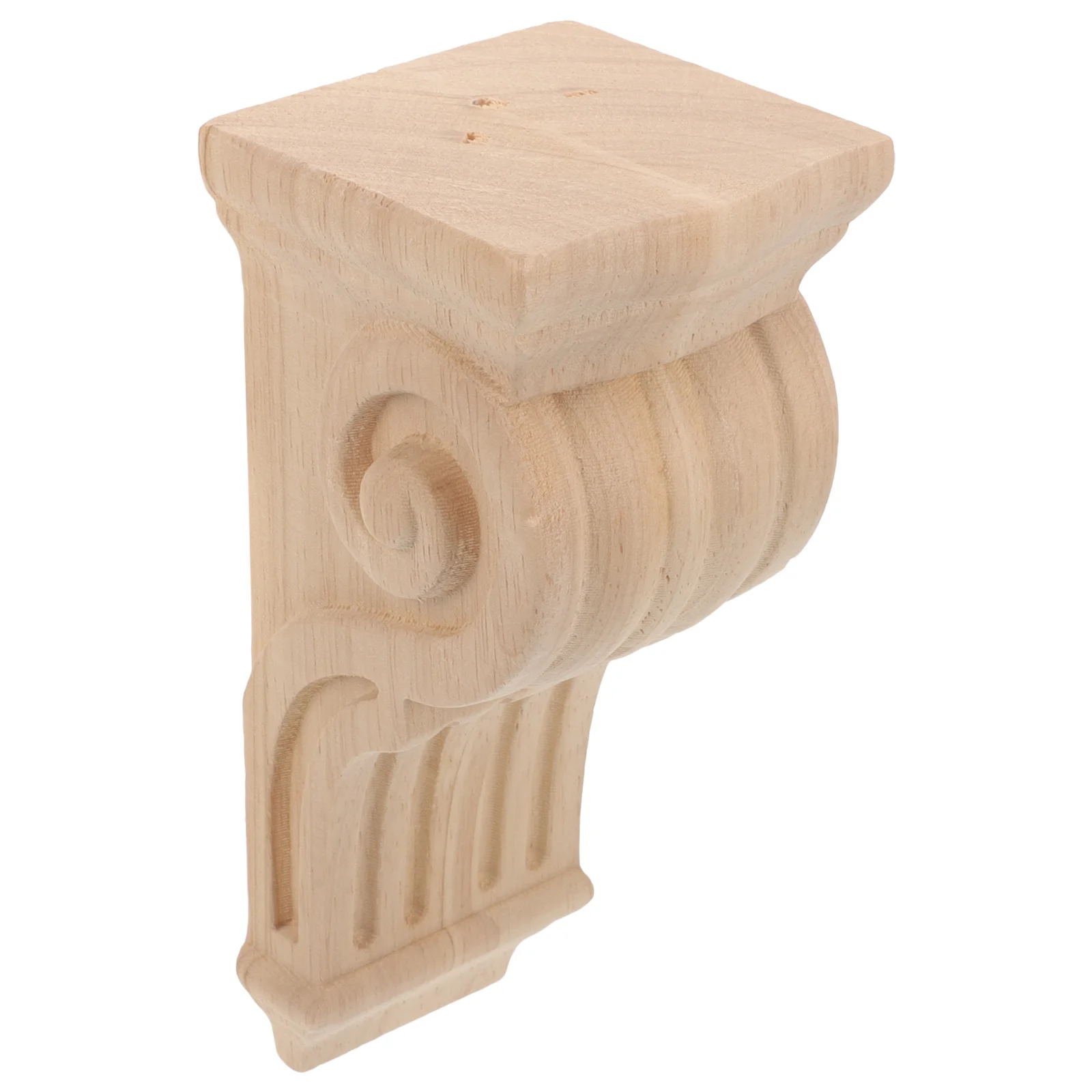 

Wooden Corner Onlay Applique For Furniture Carved Trim Corbel Solid Wood Column Decoration Wood Appliques Onlays For