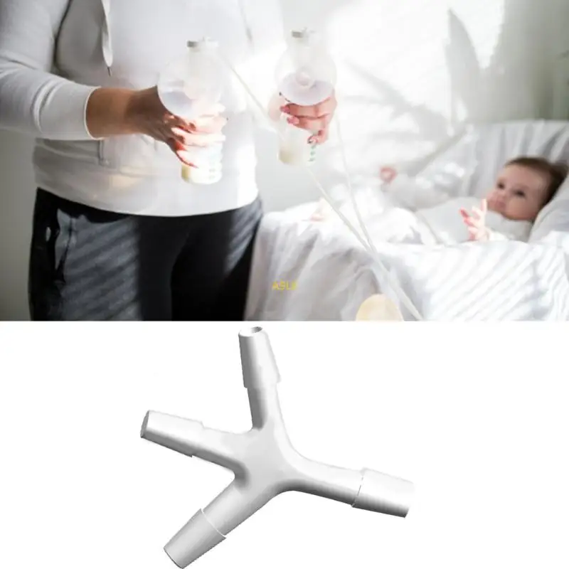موصل مانع للتسرب متوافق مع مضخات الثدي، محول توصيل جهاز ضخ حليب الرضاعة الطبيعية سهل التجميع #3