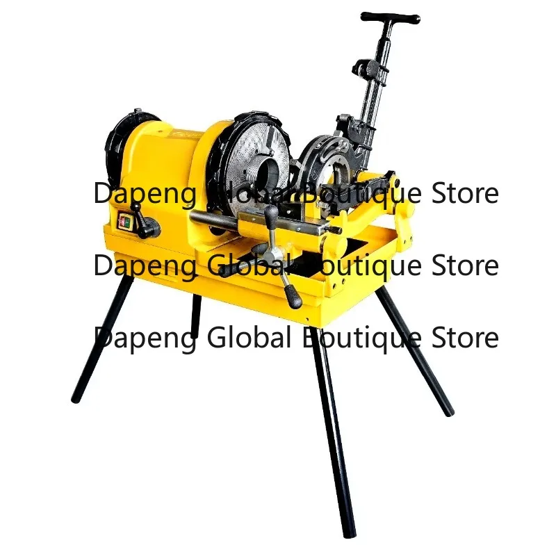 Electric Pipe Thread Processing Equipment Suitable For 4 Inch Pipe Industrial Tube Thread Cutting Machine