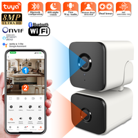 Tuya WiFi Wireless Indoor Camera Dual Lens Baby Monitor Night Vision Two Way Audio Motion Detection CCTV Security Protection Cam