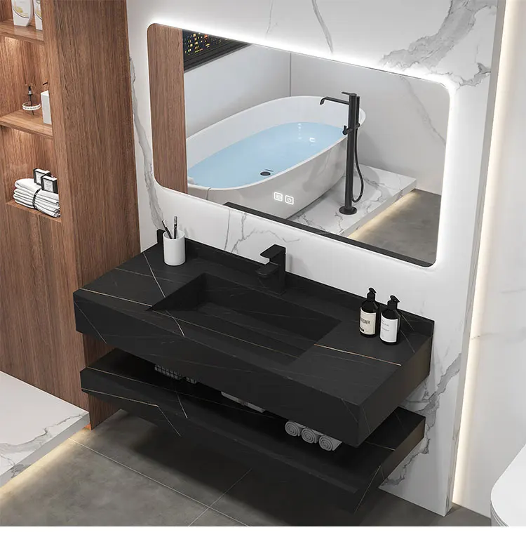 

Solid Surface Rectangular Integrated Washbasin Modern Hotels SIMU Triangle Kitchen Sink 2001 Double Bathroom Vanities