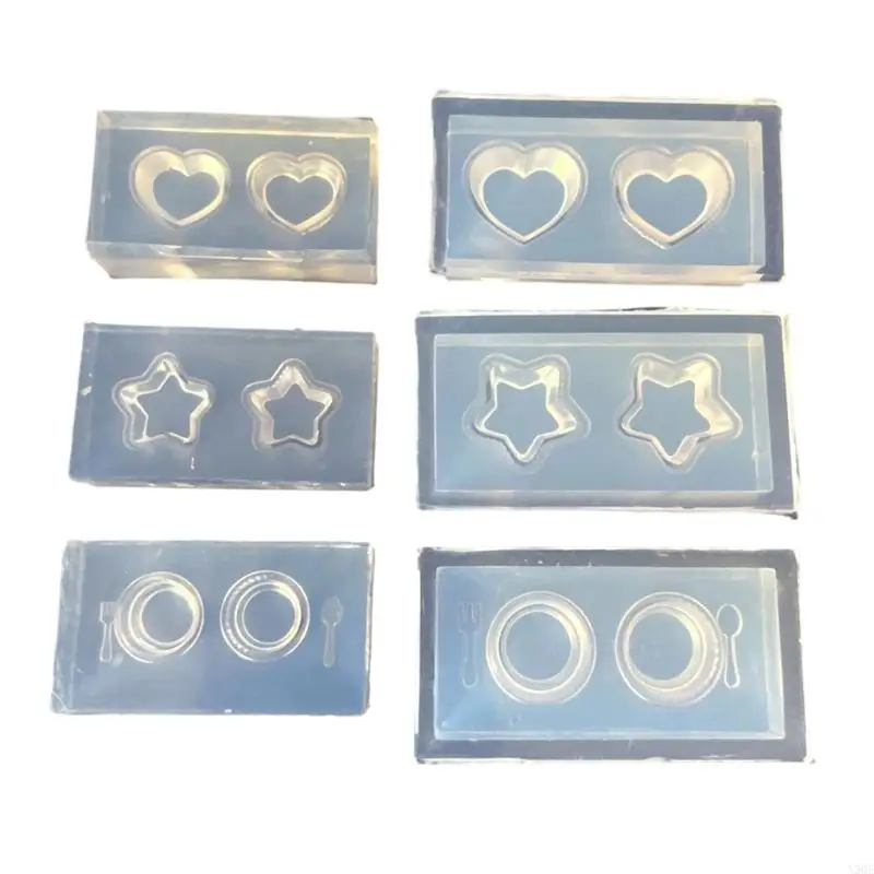 

Silicone Mold Clay Fruit Plate Moulds Flexible Moulds Various Bowl for Creating Small Art and Handmade Crafts
