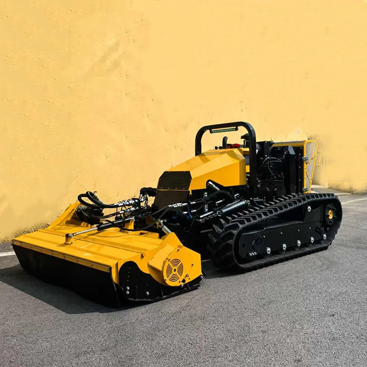 CE EPA جزازة عن بعد القاطع المنحدر جزازة العشب المستقلة روبوت الزاحف التحكم عن بعد آلة المناظر الطبيعية الصناعية #3