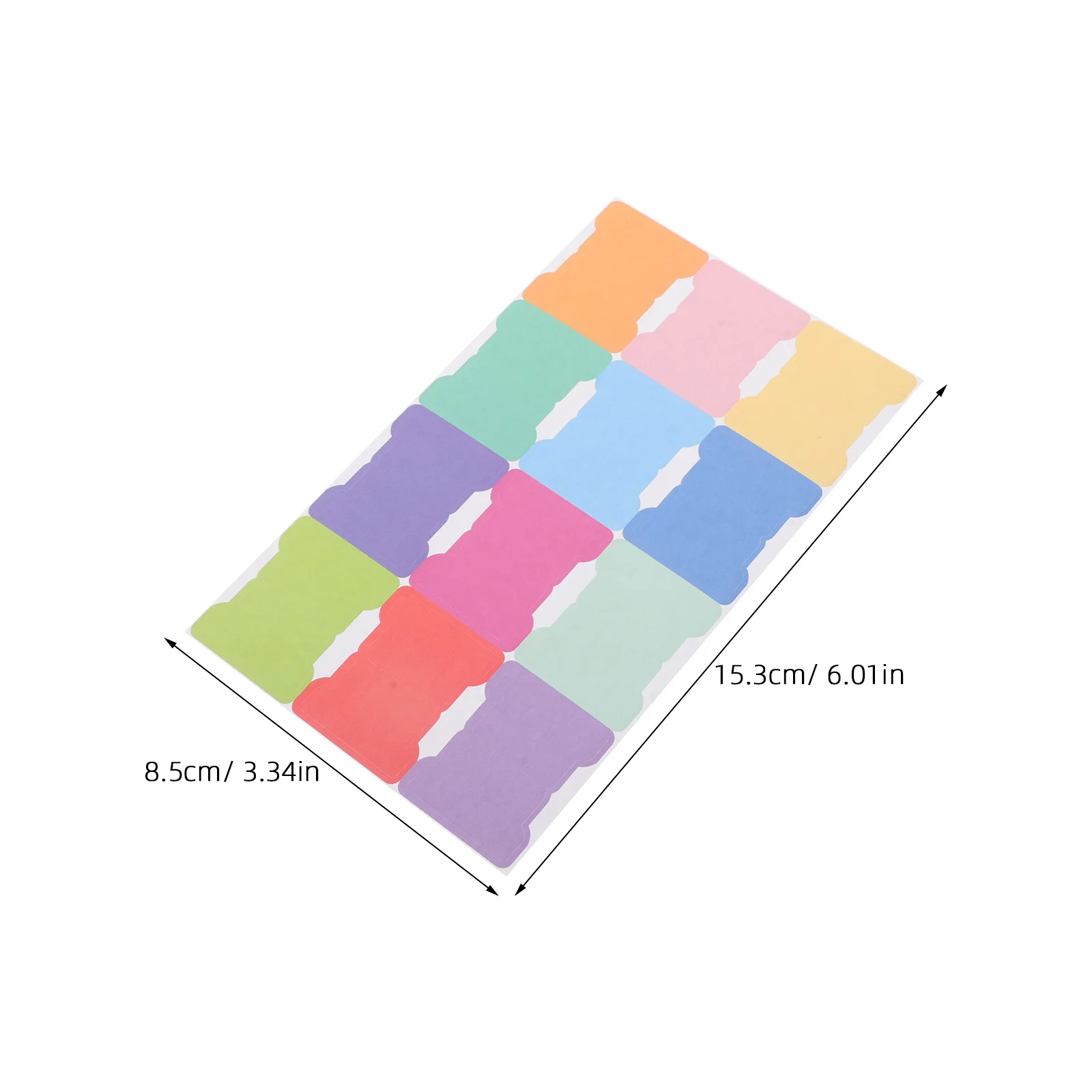 5 قطعة علامات التبويب مؤشر ذاتية اللصق لون الباستيل ملاحظات مرجعية قابلة للكتابة ملصقات مخططة شهرية علامات الصفحة لتنظيم الملفات #2