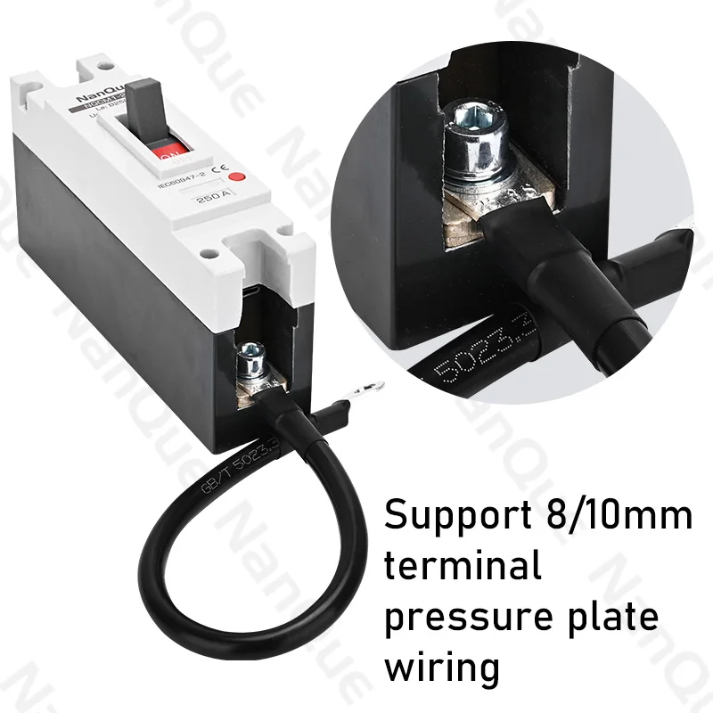 DC 250V/500V/750V/1000V MCCB Circuit Breaker Solart PV System Short Circuit Protector Battery Switch 150A 200A 300A 400A