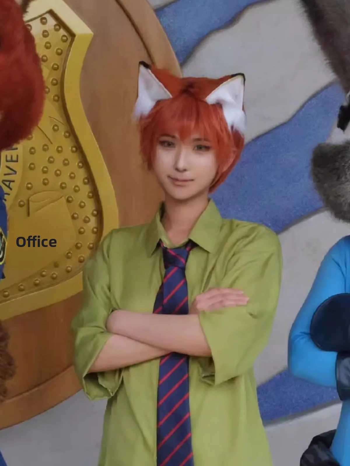 زي Zootopia Ni التنكري irt loween زي الكبار جولة الحديقة Ne ort Sve فضفاض مناسب عادي ورقيق