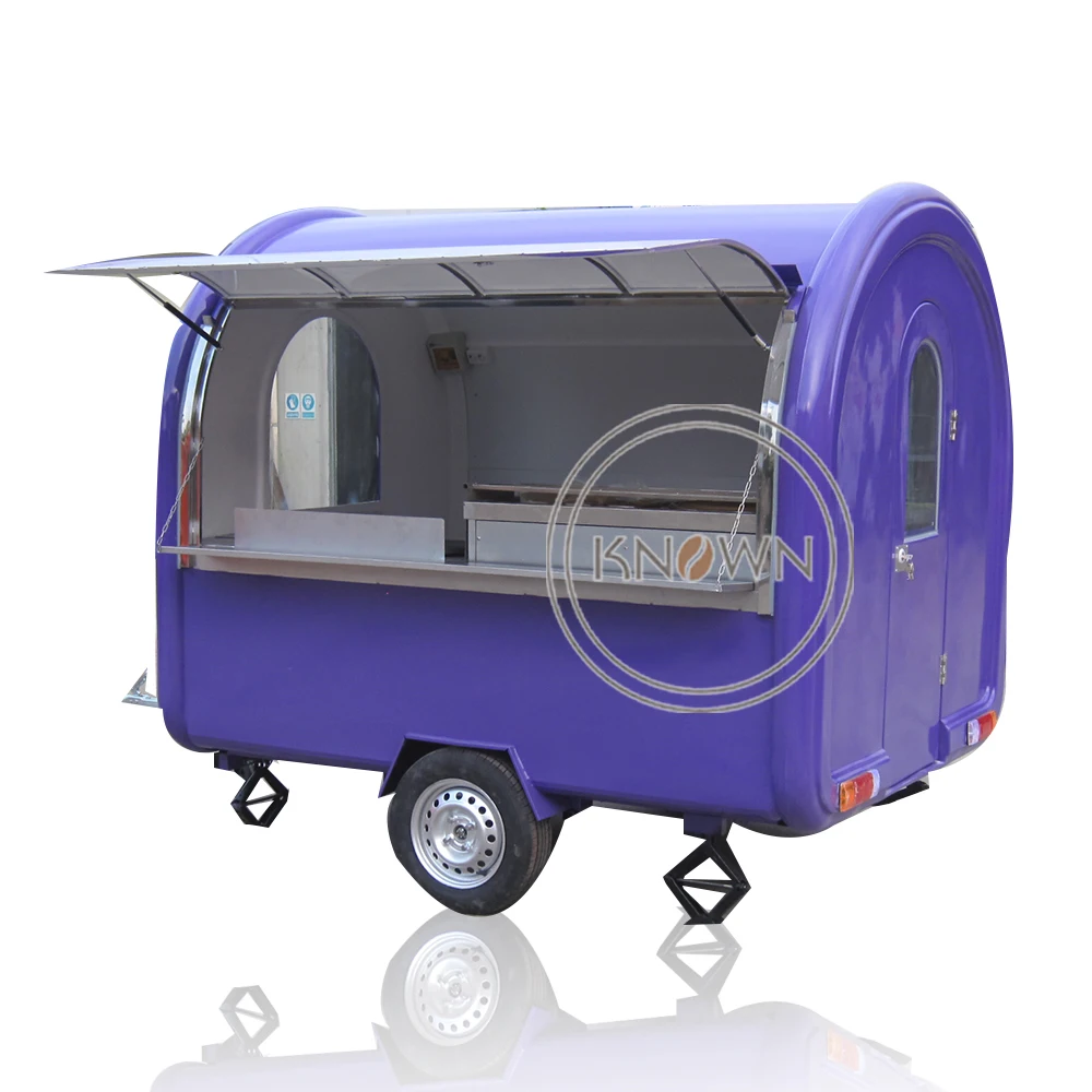 

Best Quality street fast food truck mobile food cart food trailer by free sea shipping