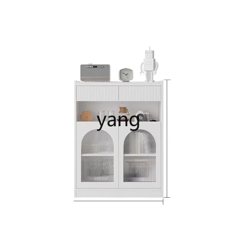 

LMM dining side wall integrated tea cabinet household storage living room locker