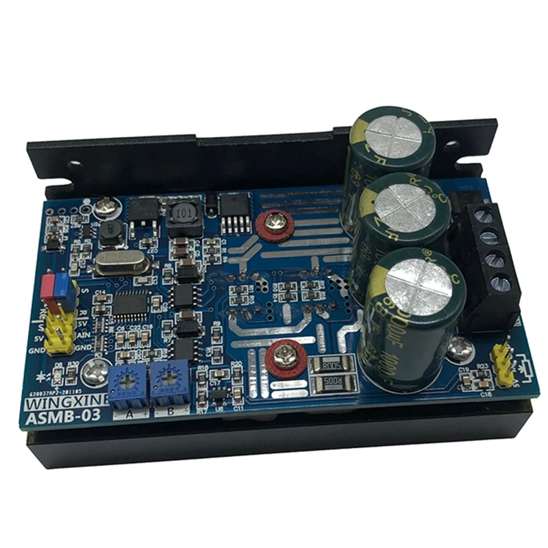 Controlador de Motor de un solo canal, placa controladora de engranaje de dirección de 1000nm, 8V a 48V, límite de corriente de 20a, ASMB-03