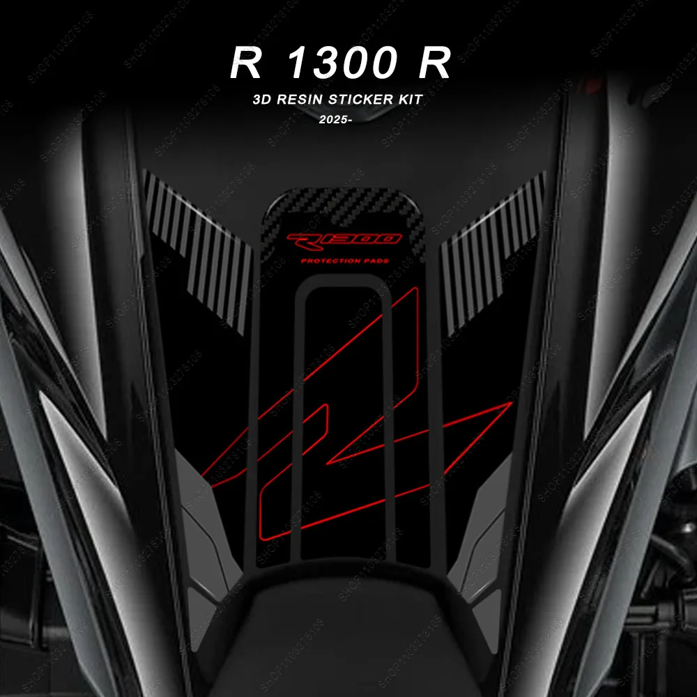 

For R 1300 R R1300R 2025 Limited Edition Motorcycle 3D Resin Sticker kit Fuel Tank Pad Protector New Decorative Decal