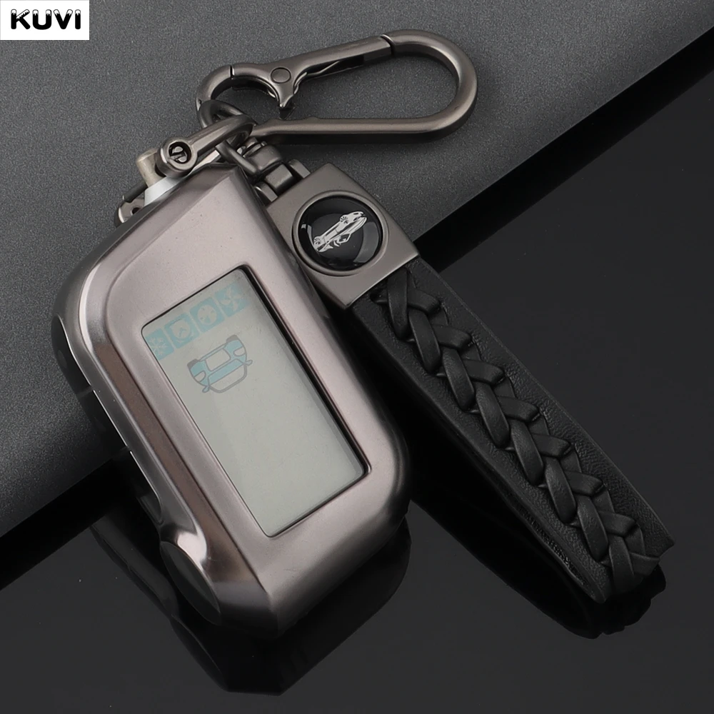 Fashion TPU Car Key Case Cover Shell Fob For Starline A93 A63 Russian Version Two Way Car Alarm LCD Remote Controller Keychain