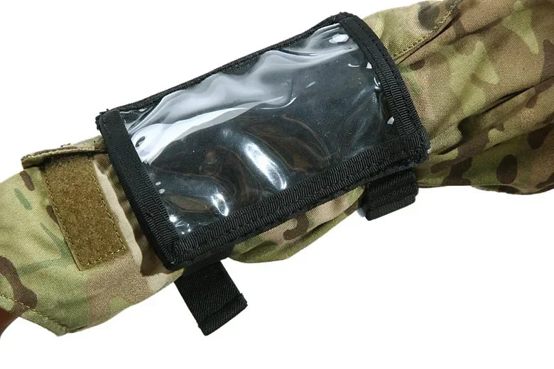 3Color Airsoft Tactical Outdoor EDC Built-in Map Pack Arm Camping Bag Wrist Length Hiking Pouch Accessory Backpack BK/TAN/OD/FG