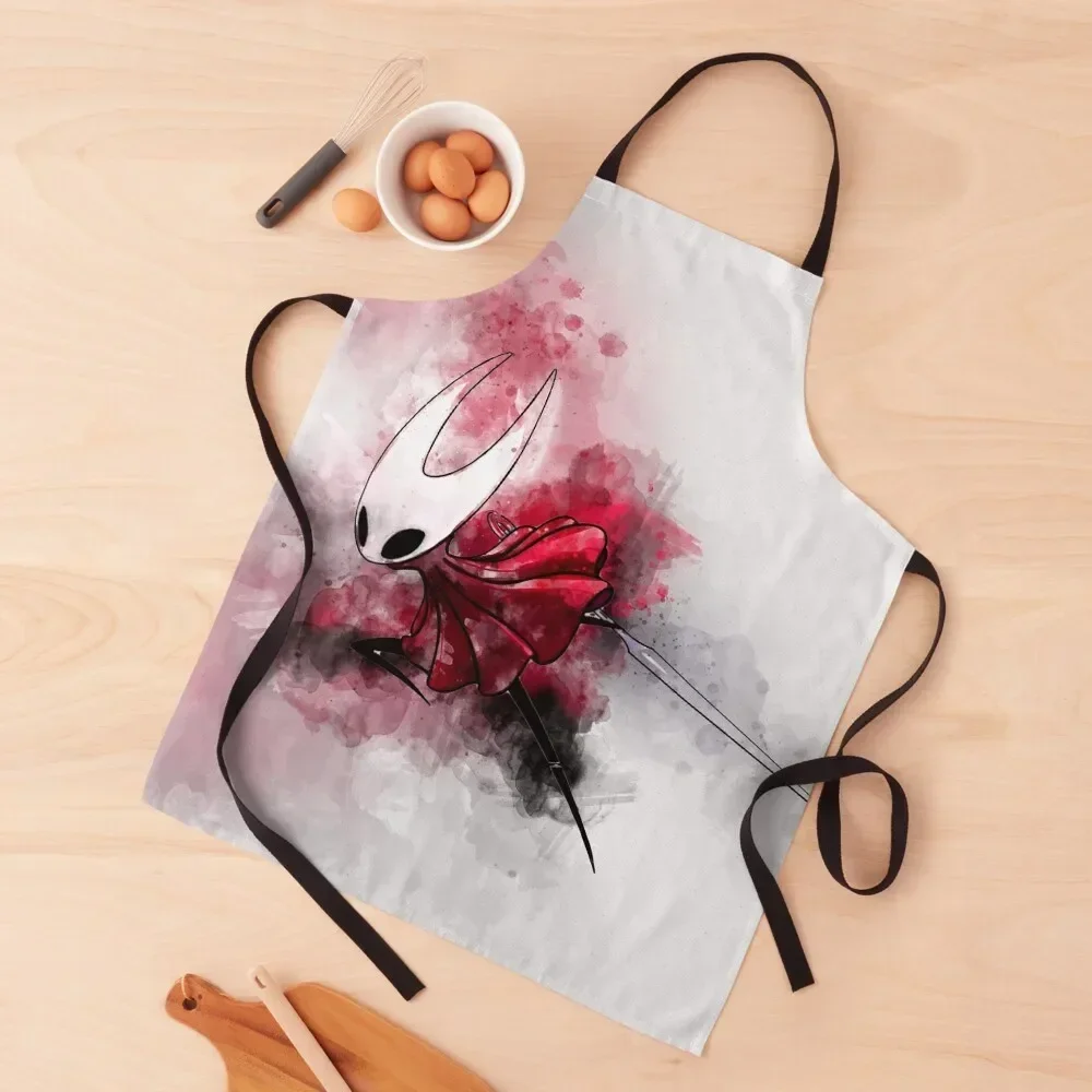 

Hollow Knight Silksong - Hornet painting Apron Kitchen Kitchen Accessories 2022 Kitchen Man Apron