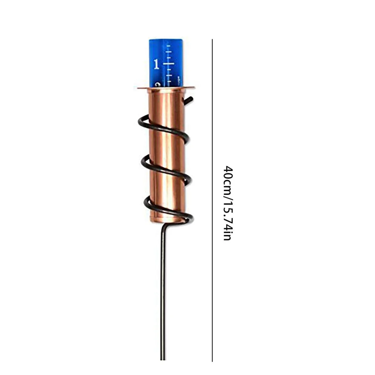 Indicador de lluvia para césped, jardín y paisajes, indicador de lluvia decorativo para exteriores, más preciso, B