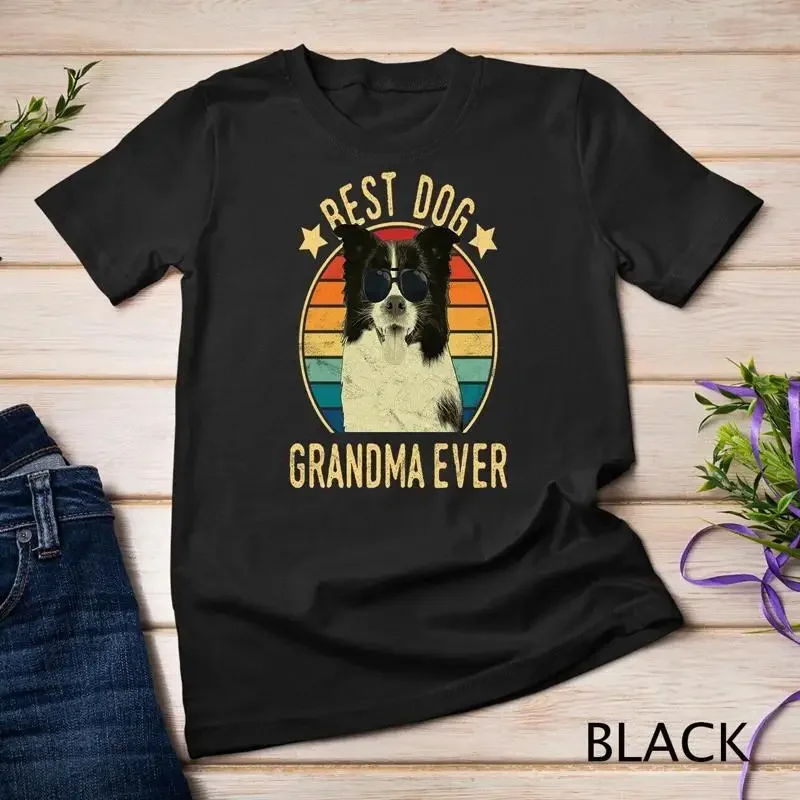 Best Dog Grandma Ever Border Collie Mother s Day Unisex T shirt