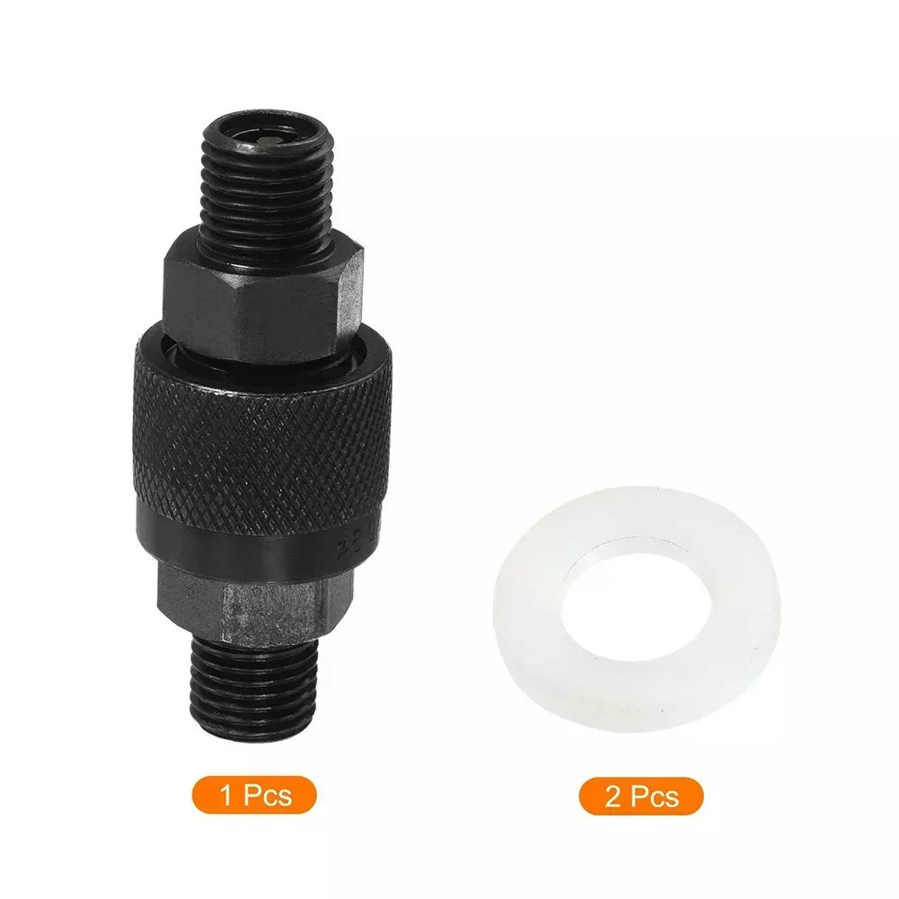 

Hydraulic Quick Connect Coupler Set M14x1.5mm Male Pipe Fitting Black Carbon Steel Quick Connector -20°C To 120°C