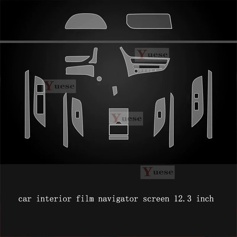

For Lexus ES ES200 ES250 ES260 ES300 ES350 2021-2023 TPU Film Interior Sticker Center Console Gear Anti-Scratch Sticker