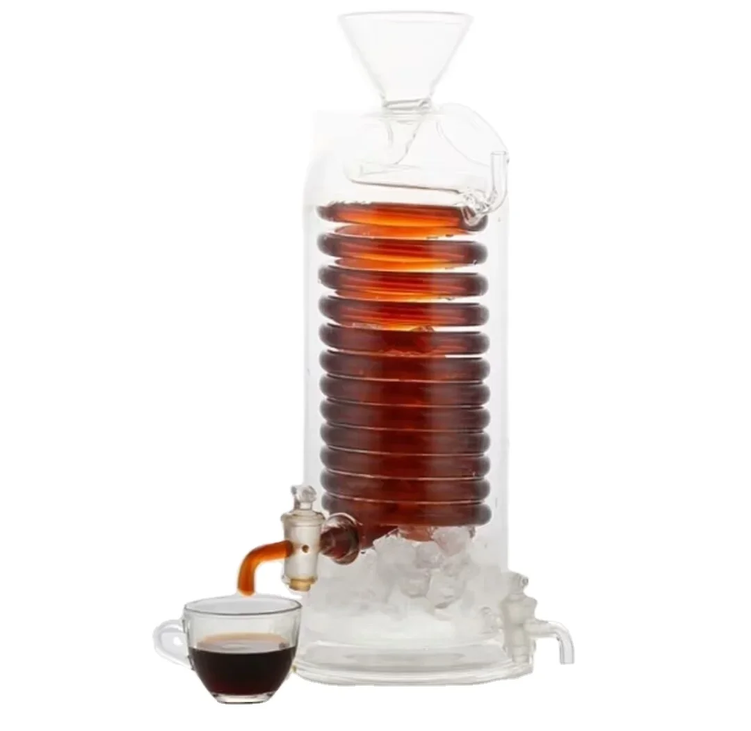 Ice Drip Rapid Cooling Machine For Coffee Home Restaurant dripper coffee maker ice brewed coffee glass cooler pot