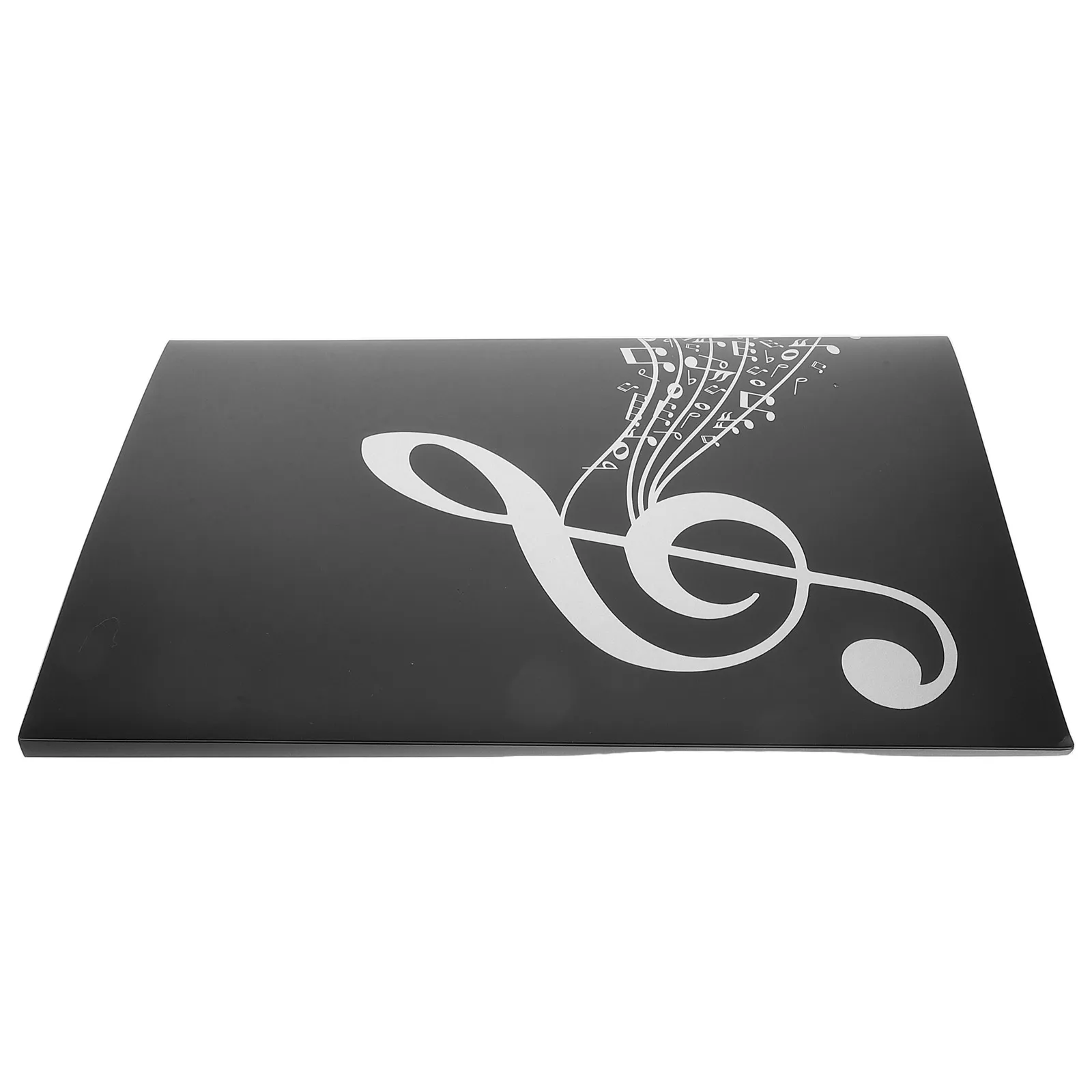 

4 Pages Sheet Binder Durable ABS Black Lightweight Portable Student Use Concert Music Binder Organizer Folder Organizer