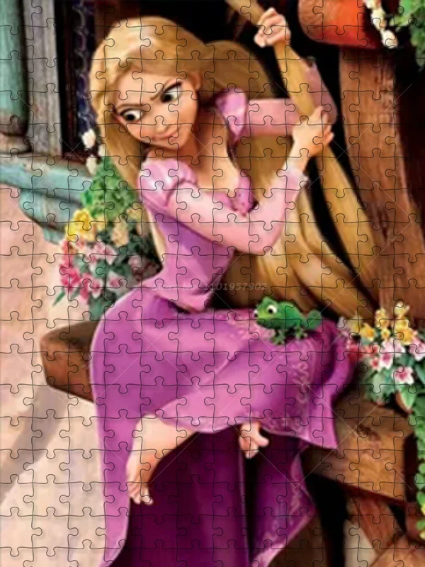 Disney Movie Tangled Legpuzzels 1000 Stuks Prinses Rapunzel Houten Puzzels Voor Volwassen Cartoon Kind Educatief Speelgoed Geschenken