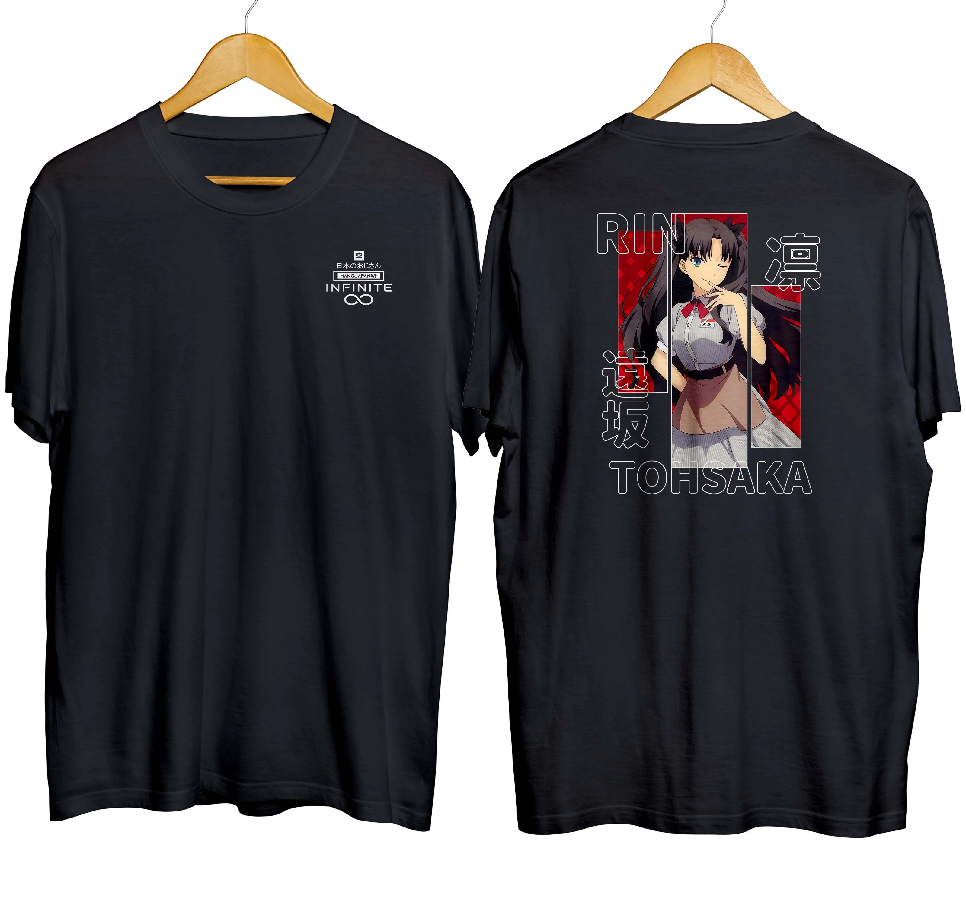 T-shirt distroanime RIN TOHSAKA - TYPE-MOON 100% combed 30s