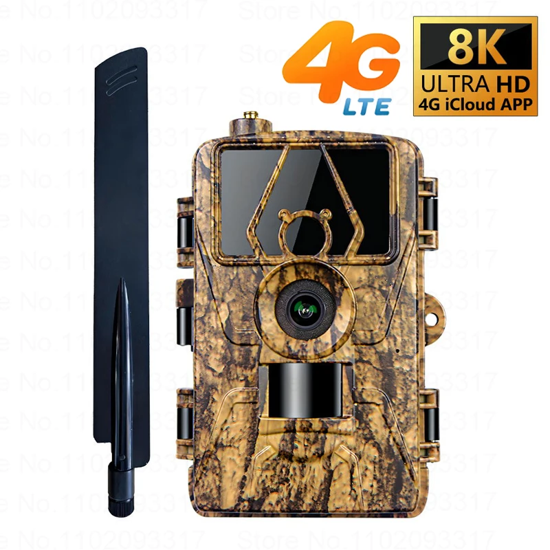 4glte-trail-cameras-60mp-8k-app-control-infrared-night-vision-hunting-trap-sim-card-cellular-mobile-gps-wildlife-monitoring-ip66